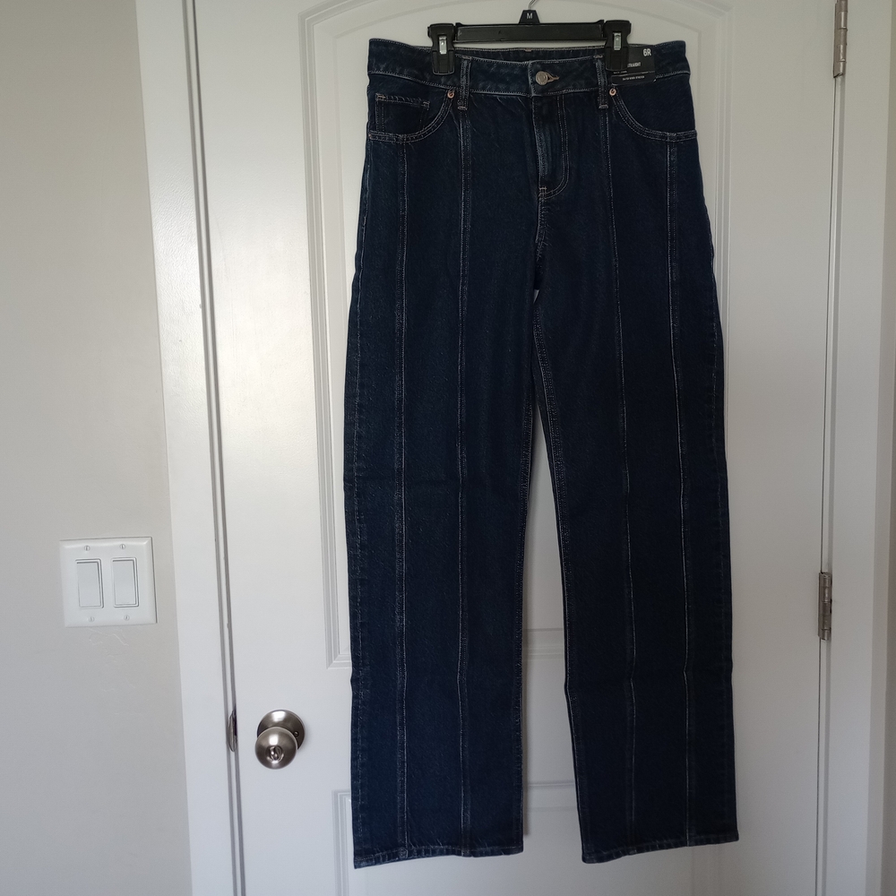 Express Low Rise Straight Jeans - Picture 4 of 8